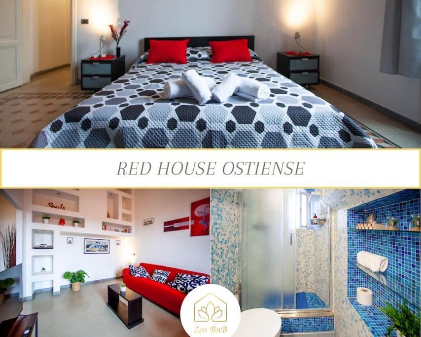 Apartmán Red House Ostiense Historic Building Řím Exteriér fotografie